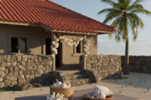 魔除けにニンニクを使う