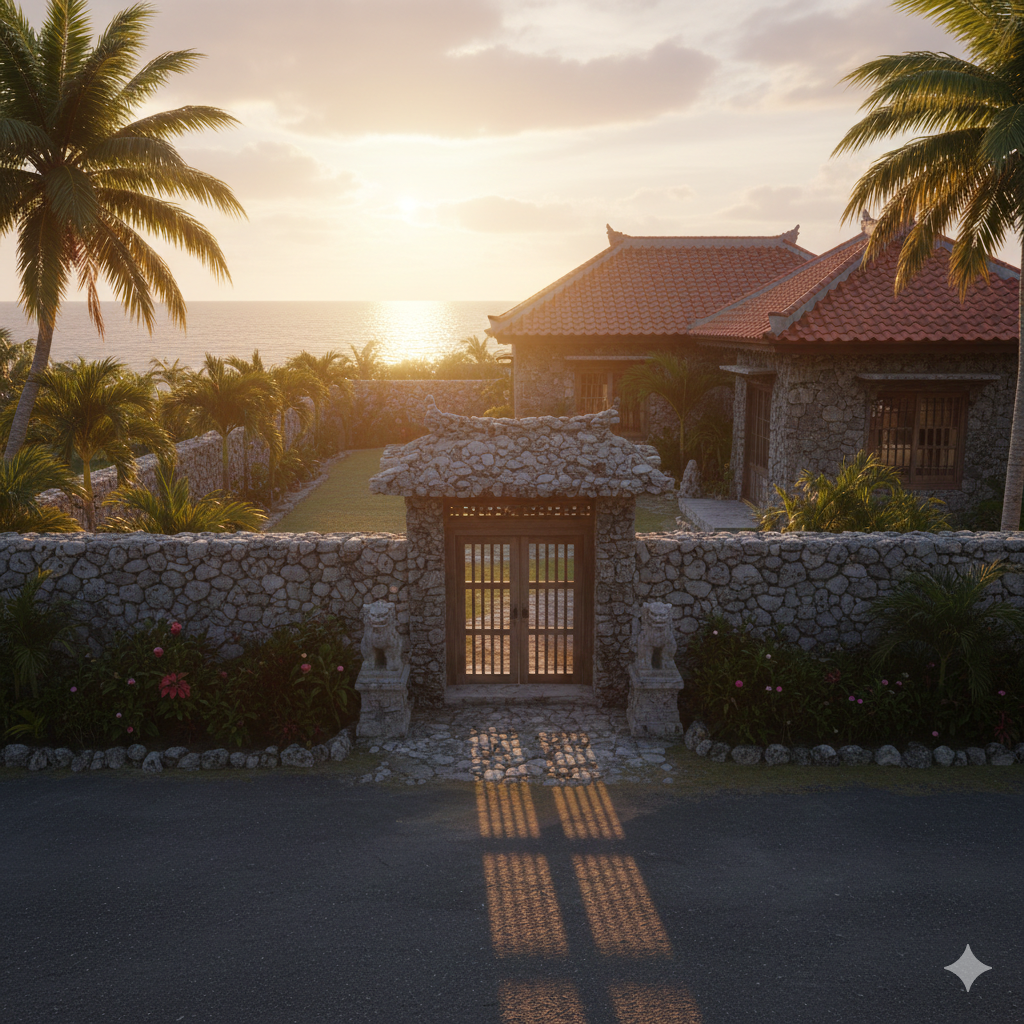 沖縄のヒンプン（屏風）とは？目隠し・魔除け・境界づくりを一手に担う“前庭の壁”