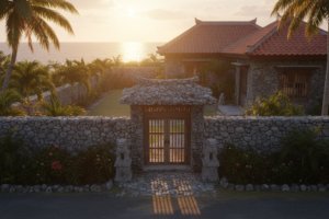 沖縄のヒンプン（屏風）とは？目隠し・魔除け・境界づくりを一手に担う“前庭の壁”